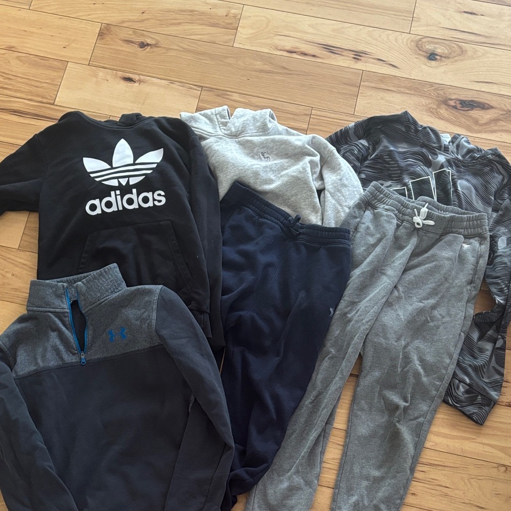 Adidas Kids Navy Sweatpants